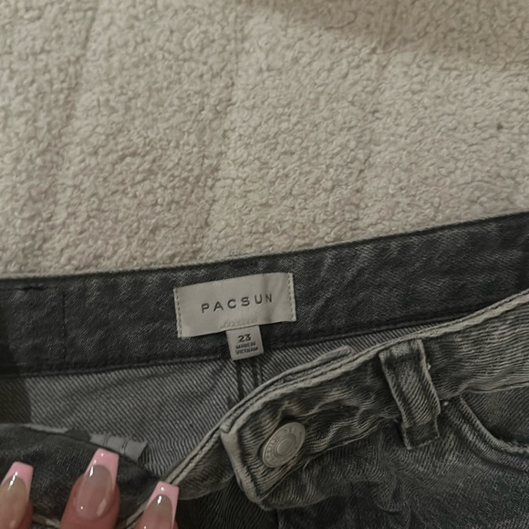 Light grey PACSUN denim skirt - Picture 4 of 4